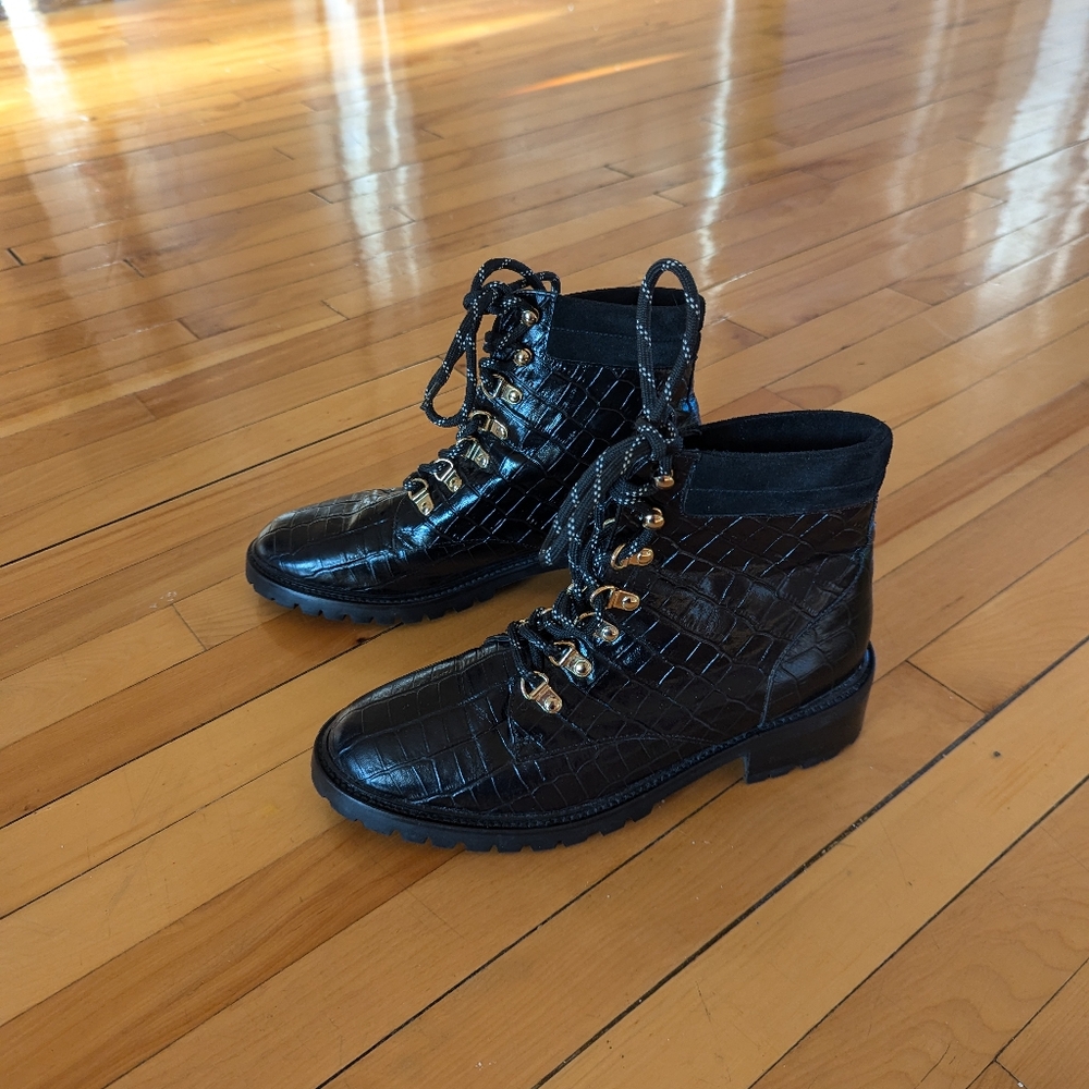 Leather boots - Bobbies - style hiking boots